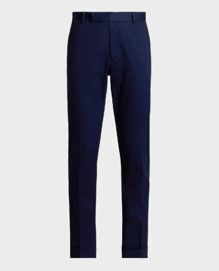 Granatowe spodnie chino