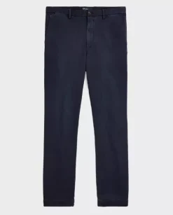 Granatowe spodnie chino