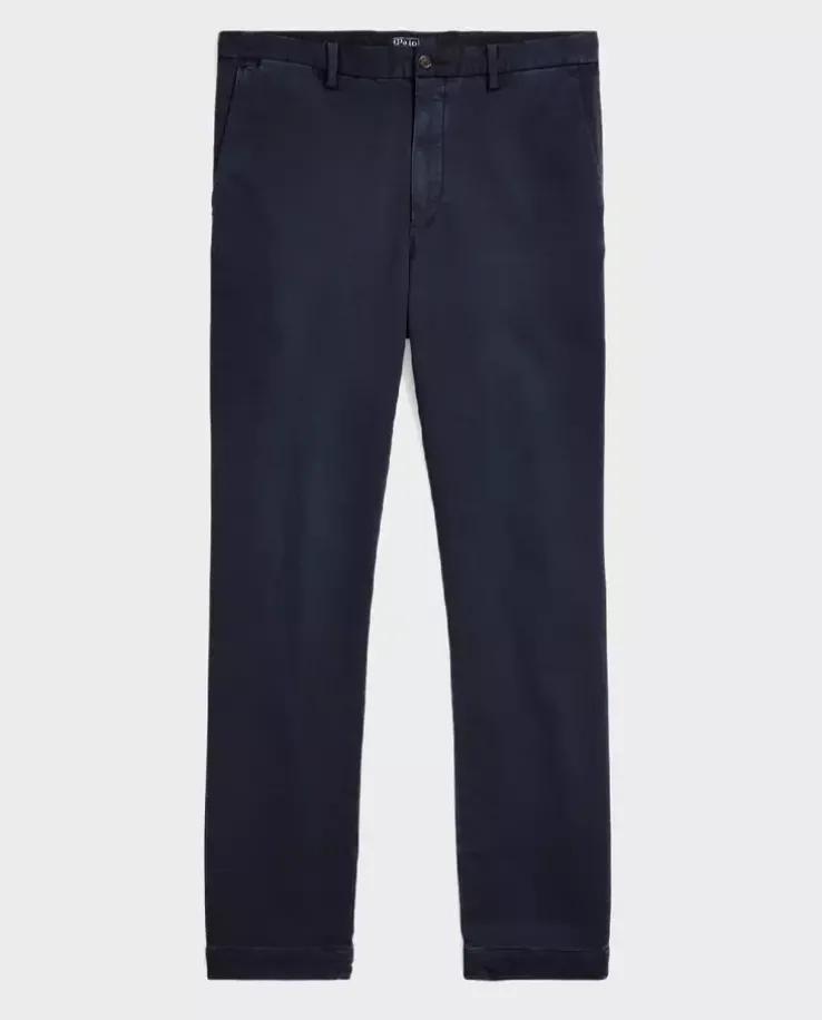 Granatowe spodnie chino