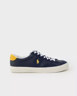 Granatowe trampki z logo Sayer Sport