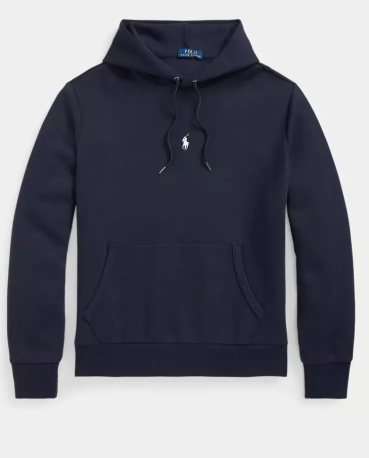 Grantowa bluza z kapturem i logo