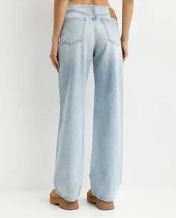 Jasnoniebieskie jeansy Korea WB Relaxed Fit