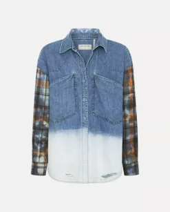 Jeansowa koszula oversize