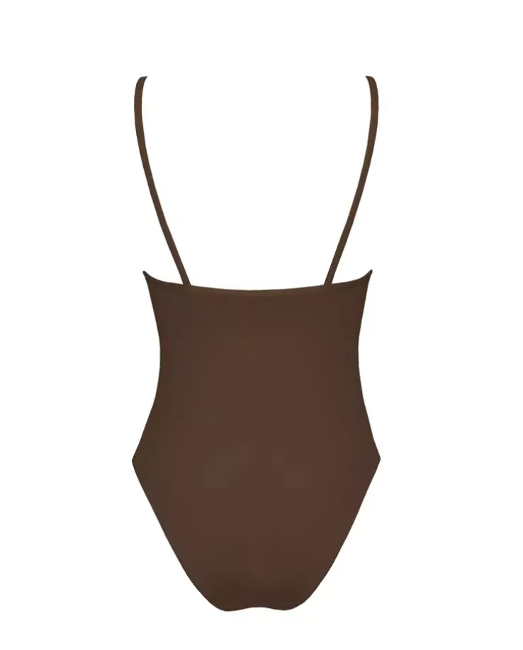 Jednoczęściowy kostium kąpielowy Baltic Chocolate