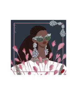 Jedwabna apaszka No.11 Glamour S