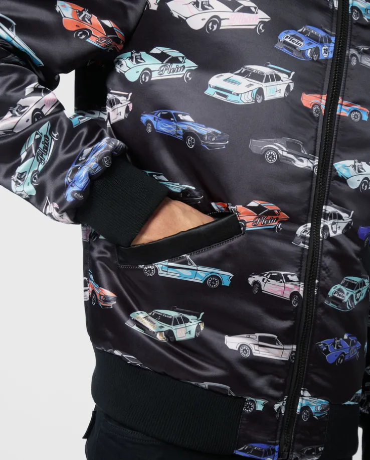 Kurtka bomber z printem