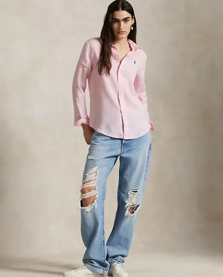 Lniana koszula Classic Fit