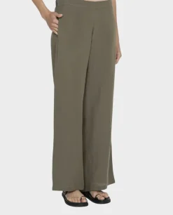 Luźne spodnie khaki