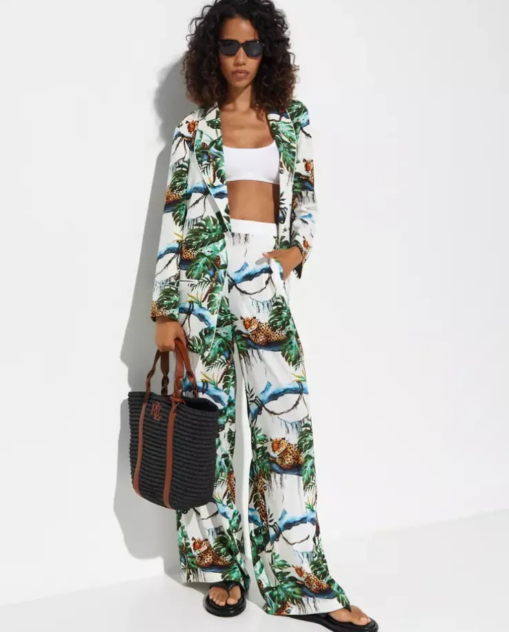 Marynarka-sukienka w egzotyczny print Jaguar