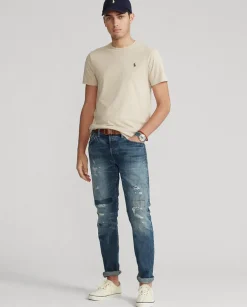 Męski t-shirt z logo Custom Slim Fit