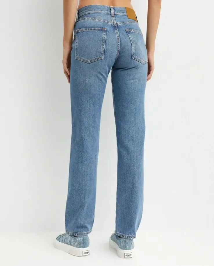 Niebieskie jeansy Cleo Relaxed Fit