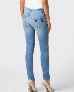 Niebieskie jeansy Slim Fit