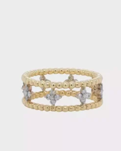 Obrączka z diamentami Rosa de Versailles