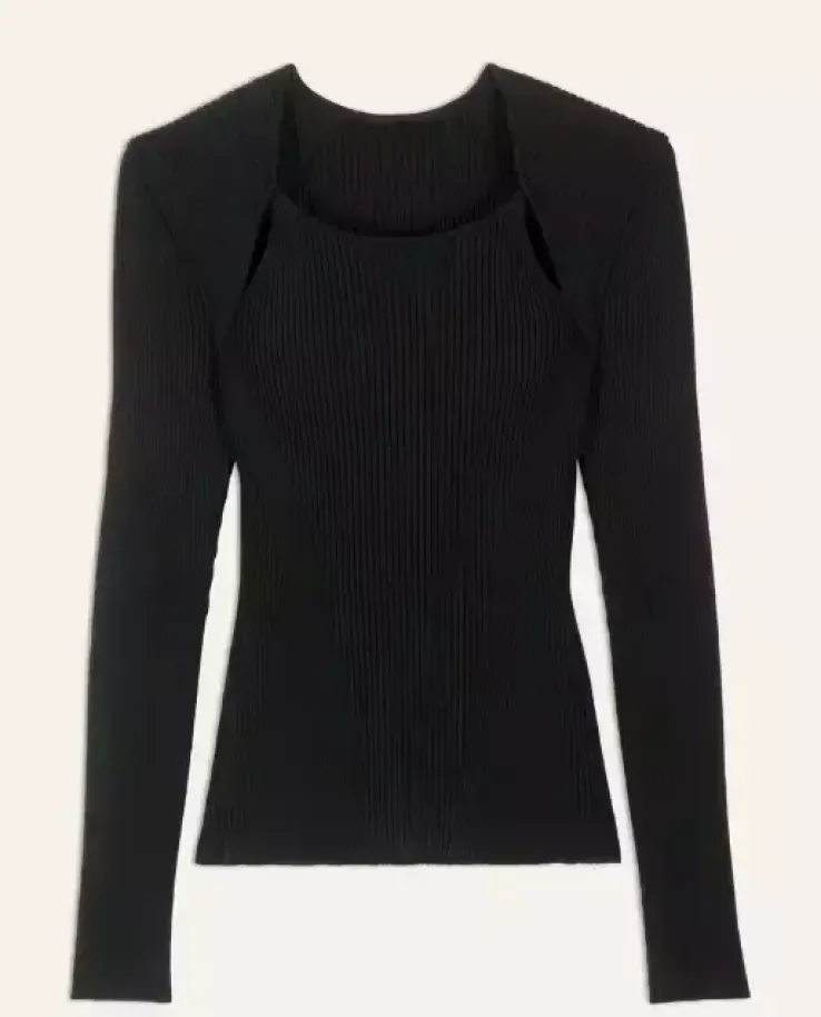 Prążkowany sweter Pietra