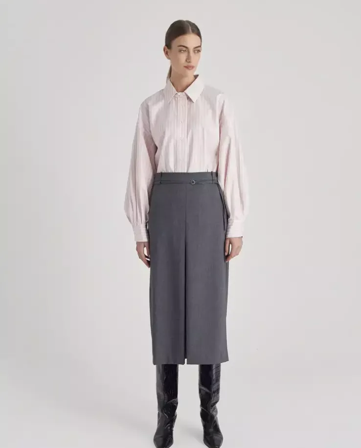 Różowa koszula w paski Girlboss Sophia