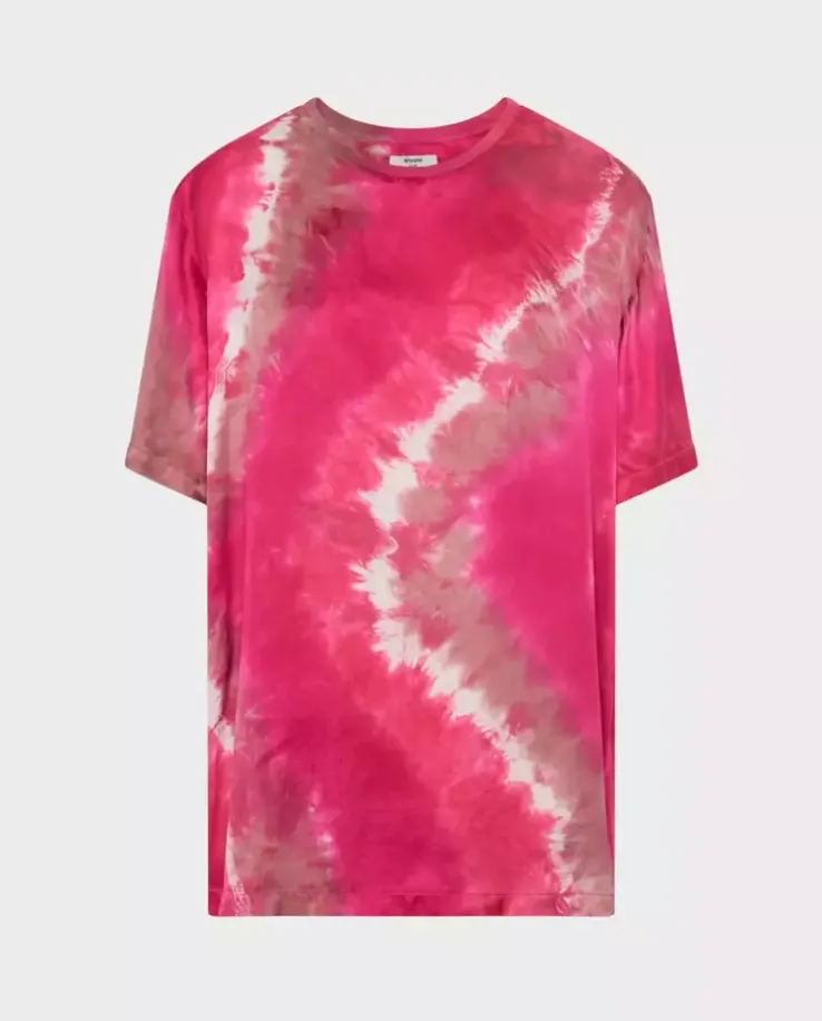 Różowa koszulka Tie dye