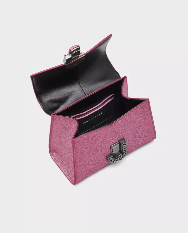 Różowa torebka Top Handle Mini