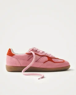 Różowe skórzane sneakersy Tb.490 Rife