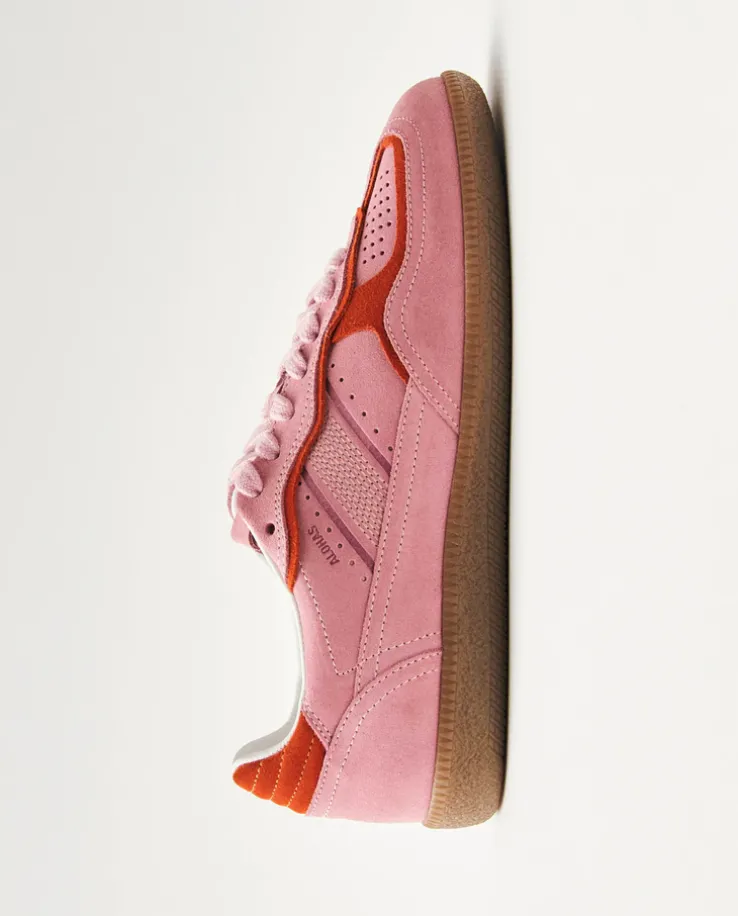 Różowe skórzane sneakersy Tb.490 Rife