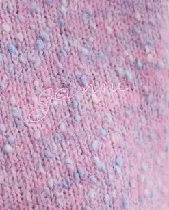 Różowy melanżowy sweter