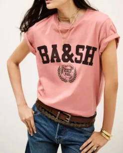 Różowy t-shirt Ioni