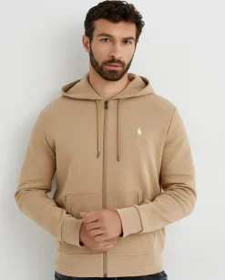 Rozpinana bluza z kapturem i logo