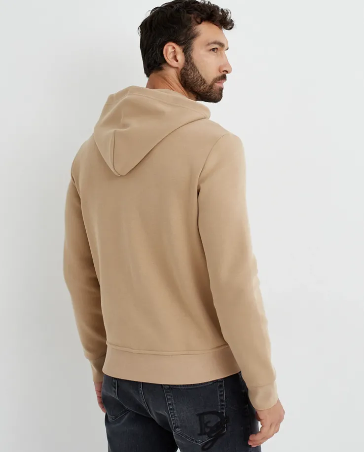 Rozpinana bluza z kapturem i logo