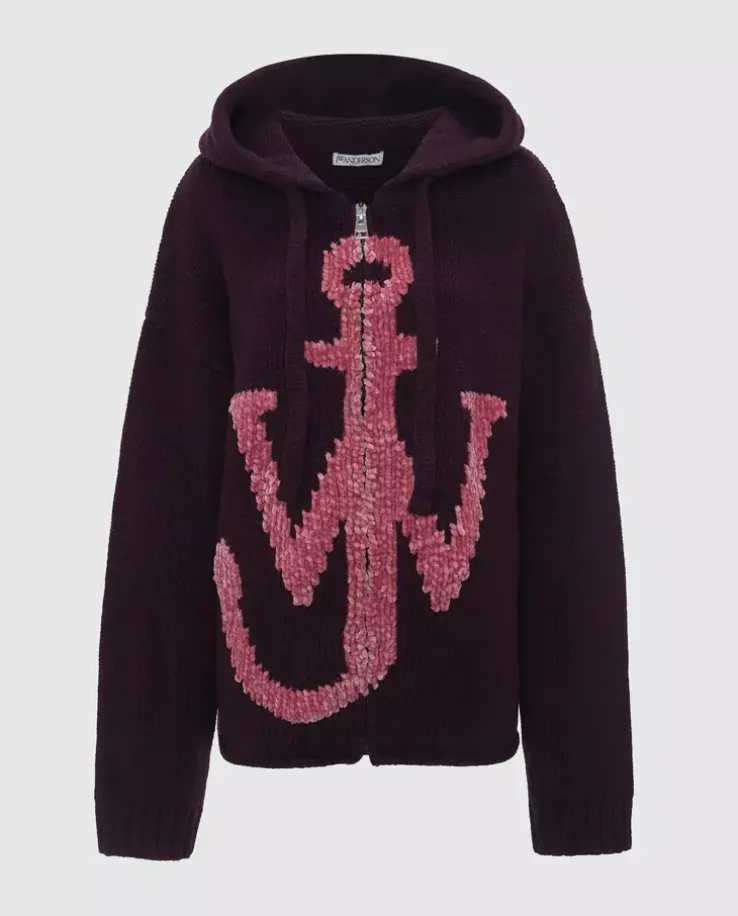 Rozpinana bluza z kotwicą