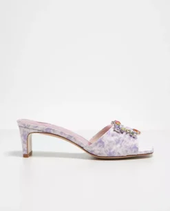 Satynowe mule SOPHIA WEBSTER X LOVE SHACK FANCY