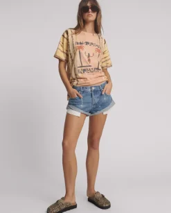 Shorty jeansowe z niskim stanem