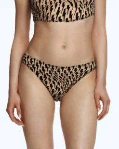 Siateczkowe figi Flock Mesh Cheeky Briefs