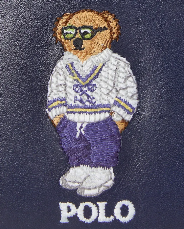 Skórzane etui na karty Polo Bear