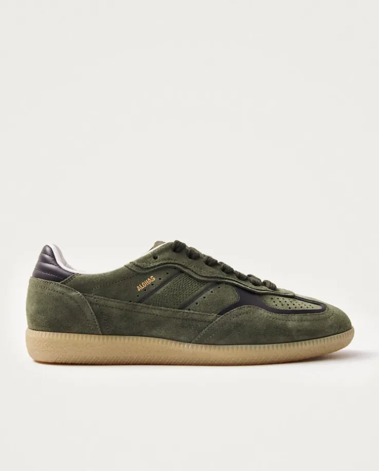 Skórzane sneakersy Tb.490 Rife Dusty Olive
