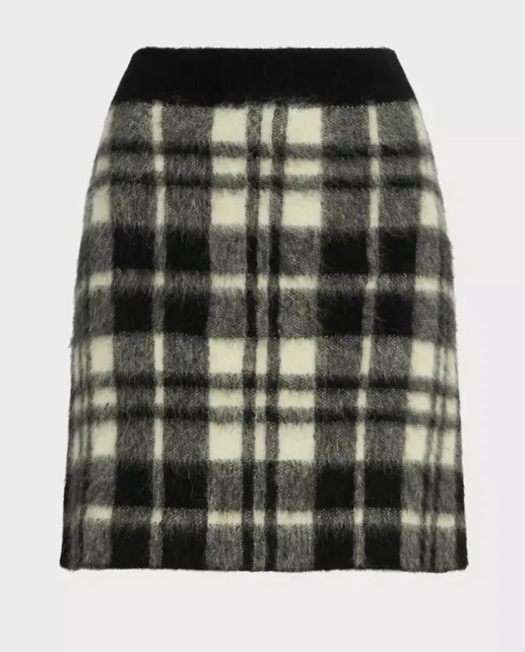 Spódnica mini w kratę