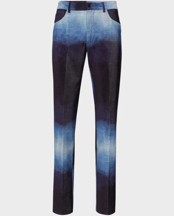 Spodnie chinosy tie-dye
