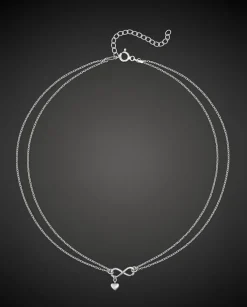 Srebrny Choker Infinity