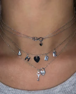 Srebrny Choker Infinity