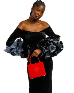 Sukienka hiszpanka z ozdobnymi mankietami