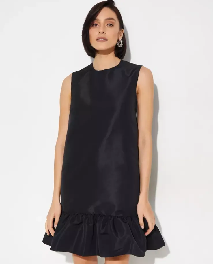 Sukienka mini Peplum z falbaną
