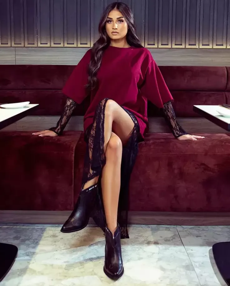 Sukienka Velvet Lace Harmony