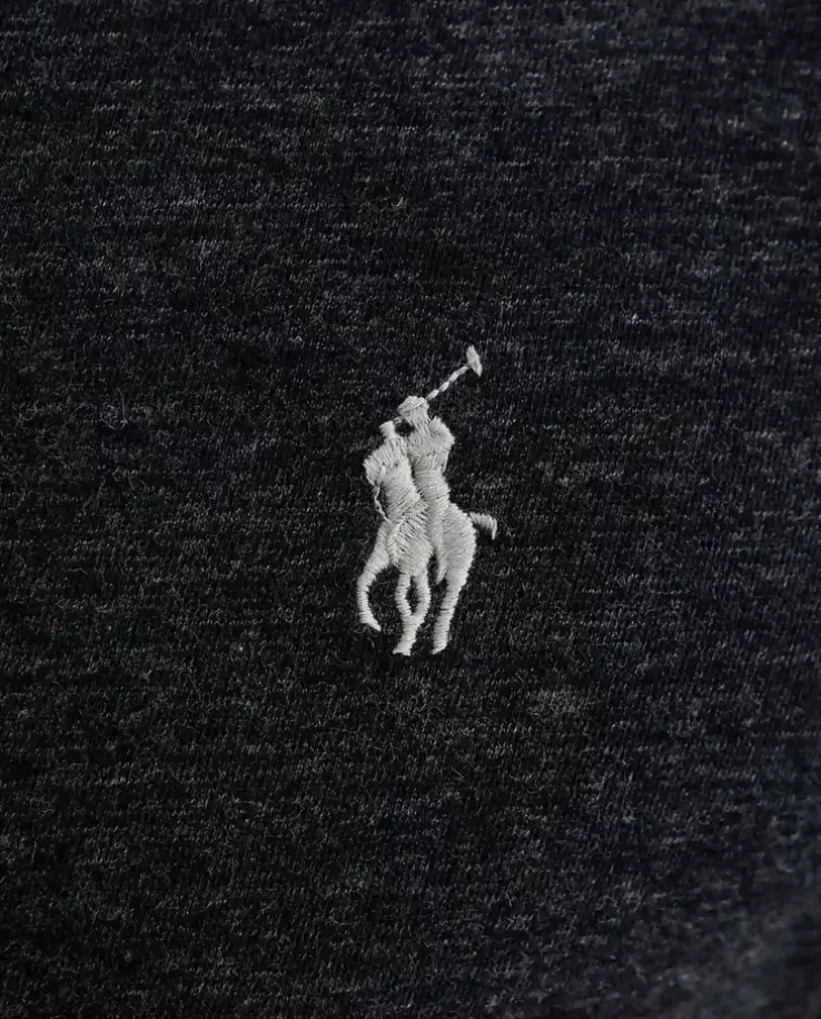 Szara koszulka Custom Slim Fit