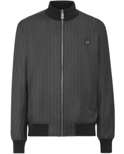Szara kurtka bomber