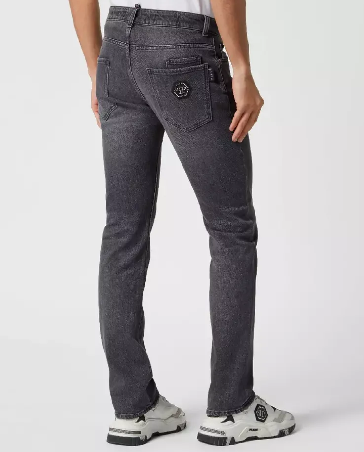 Szare jeansy Straight Supreme Comfort Fit