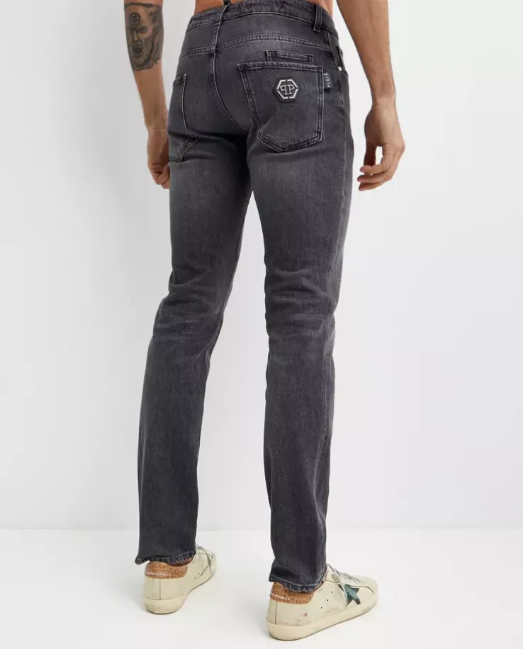 Szare jeansy Straight Supreme Comfort Fit