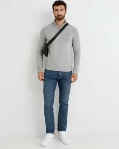 Szary sweter Regular Fit