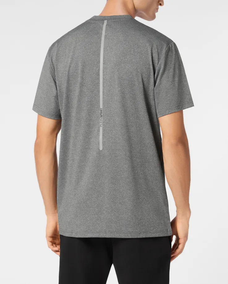 Szary t-shirt z logo