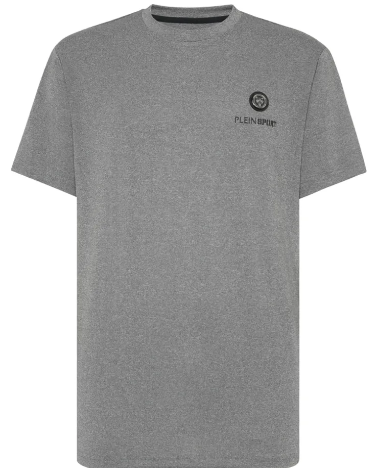 Szary t-shirt z logo