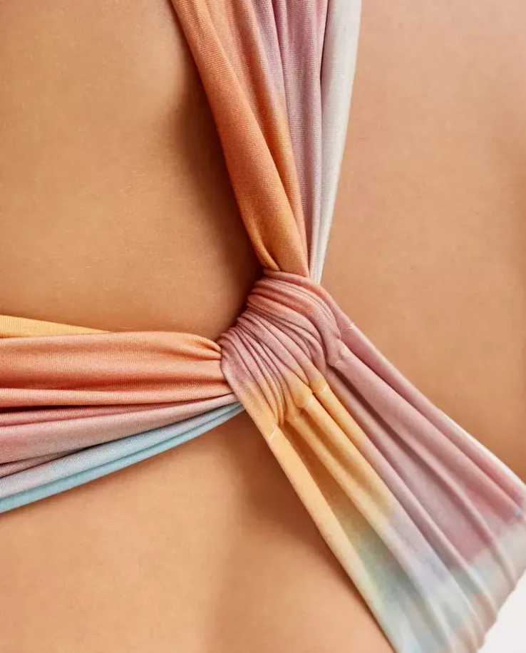 Top od bikini na jedno ramię Flora