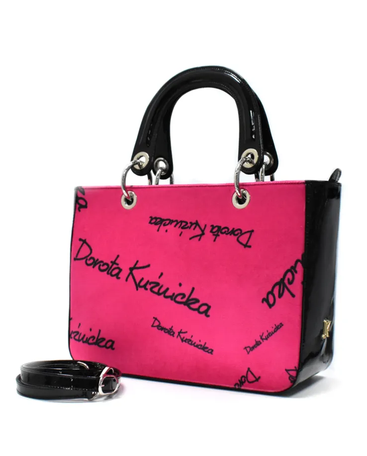 Torebka Pink Velour Signatures