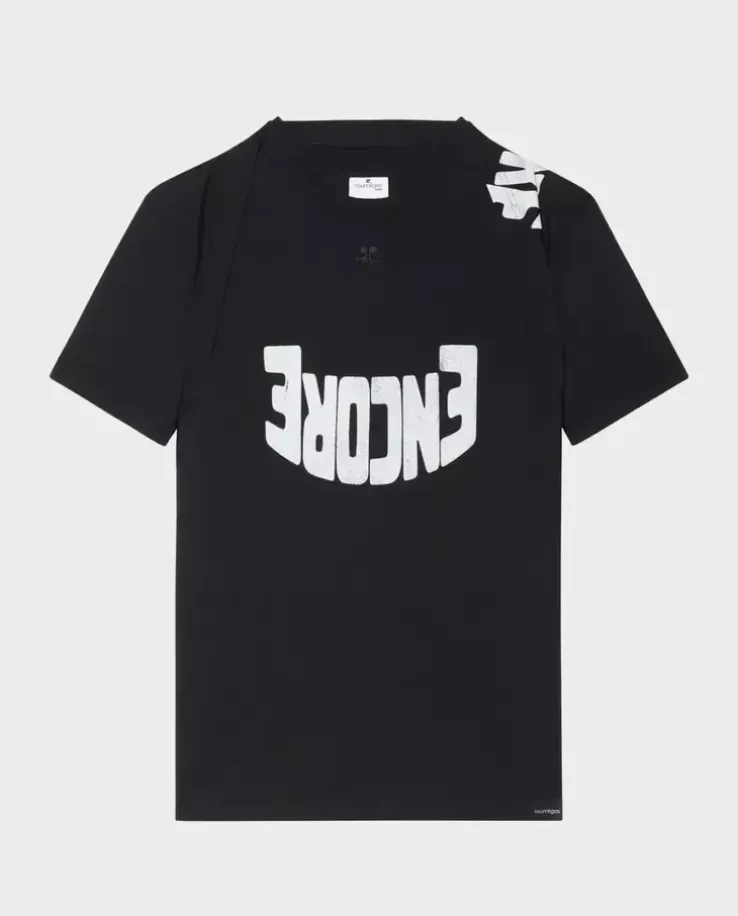 T-shirt z nadrukiem Encore